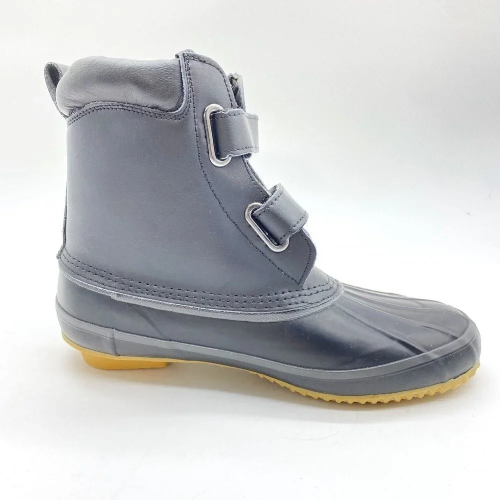 Habands Ice House Winter Duck Boots‎ Men 9D Black Insulated Waterproof Snow Rain
